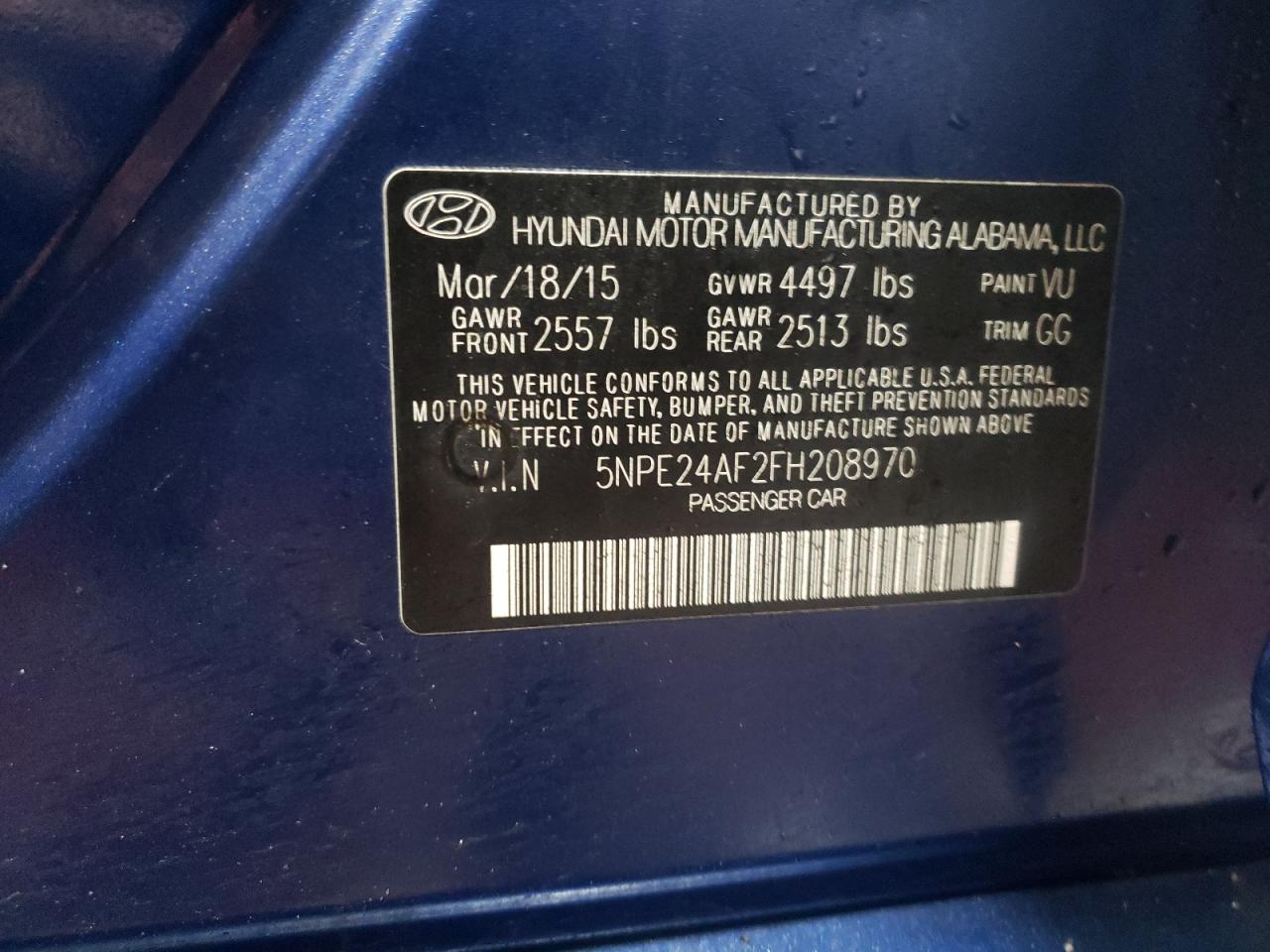 2015 Hyundai Sonata - Image 13