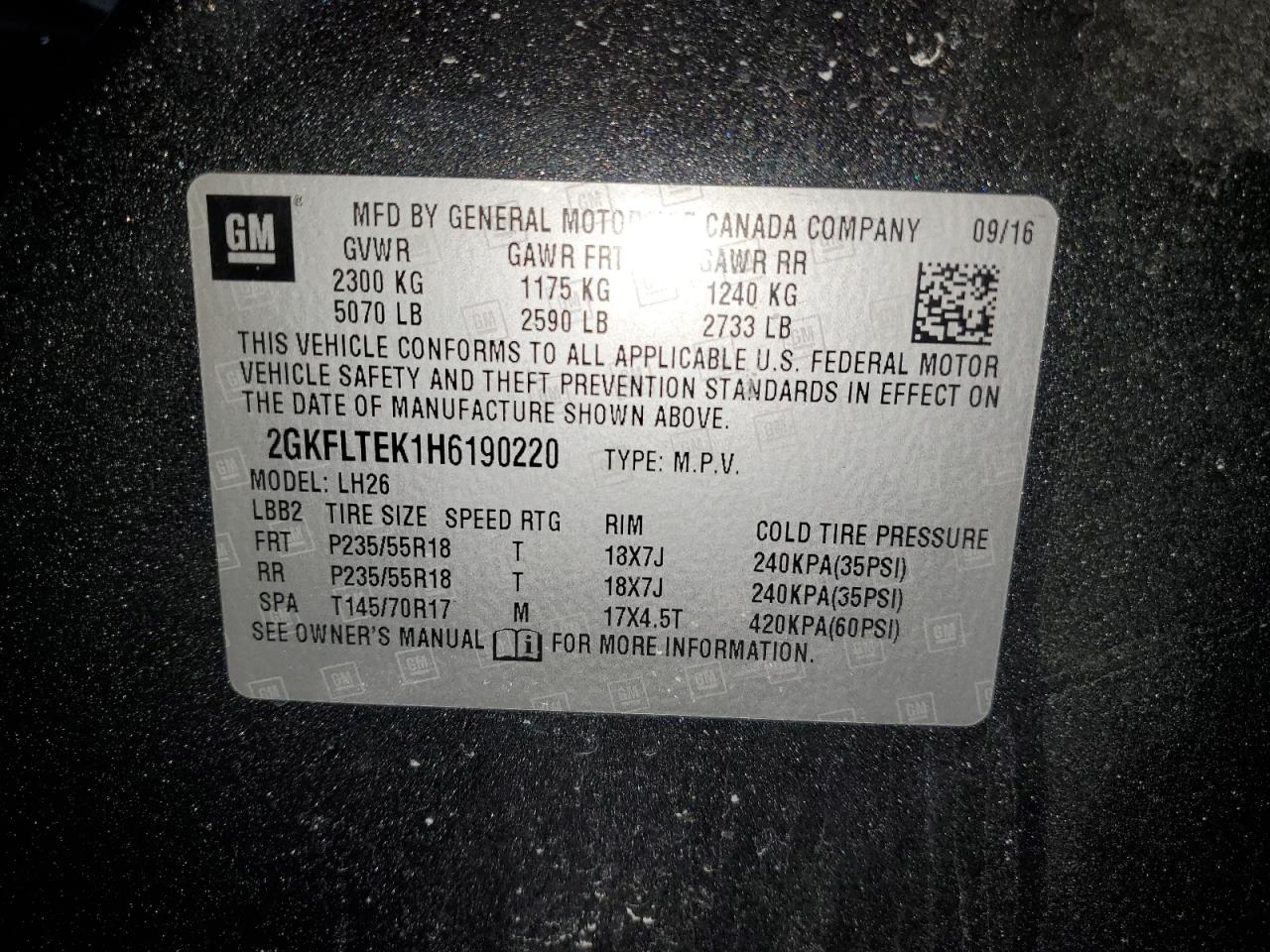 2017 GMC Terrain - Image 16