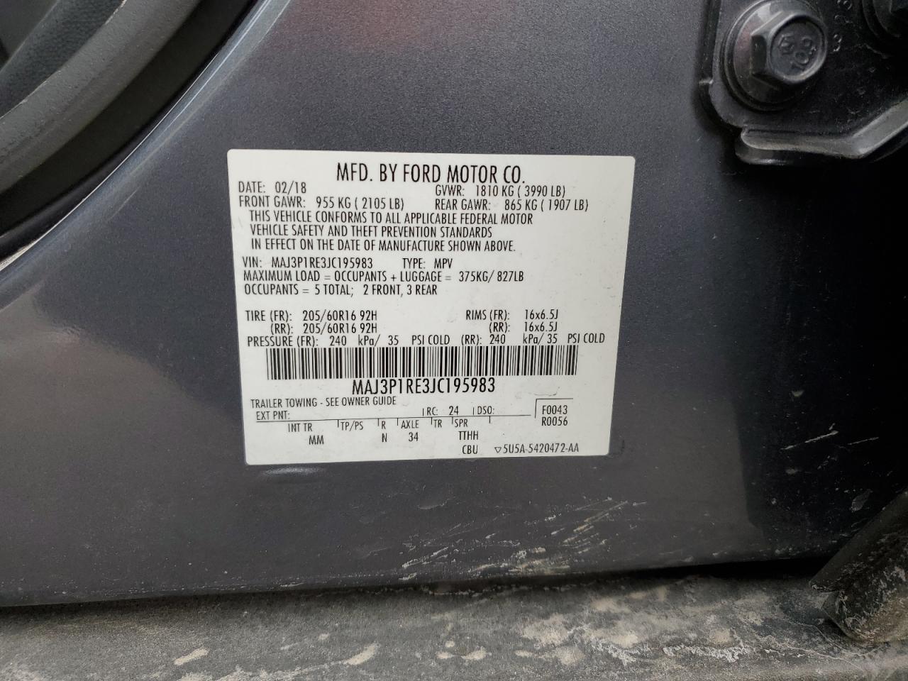 2018 Ford EcoSport - Image 15