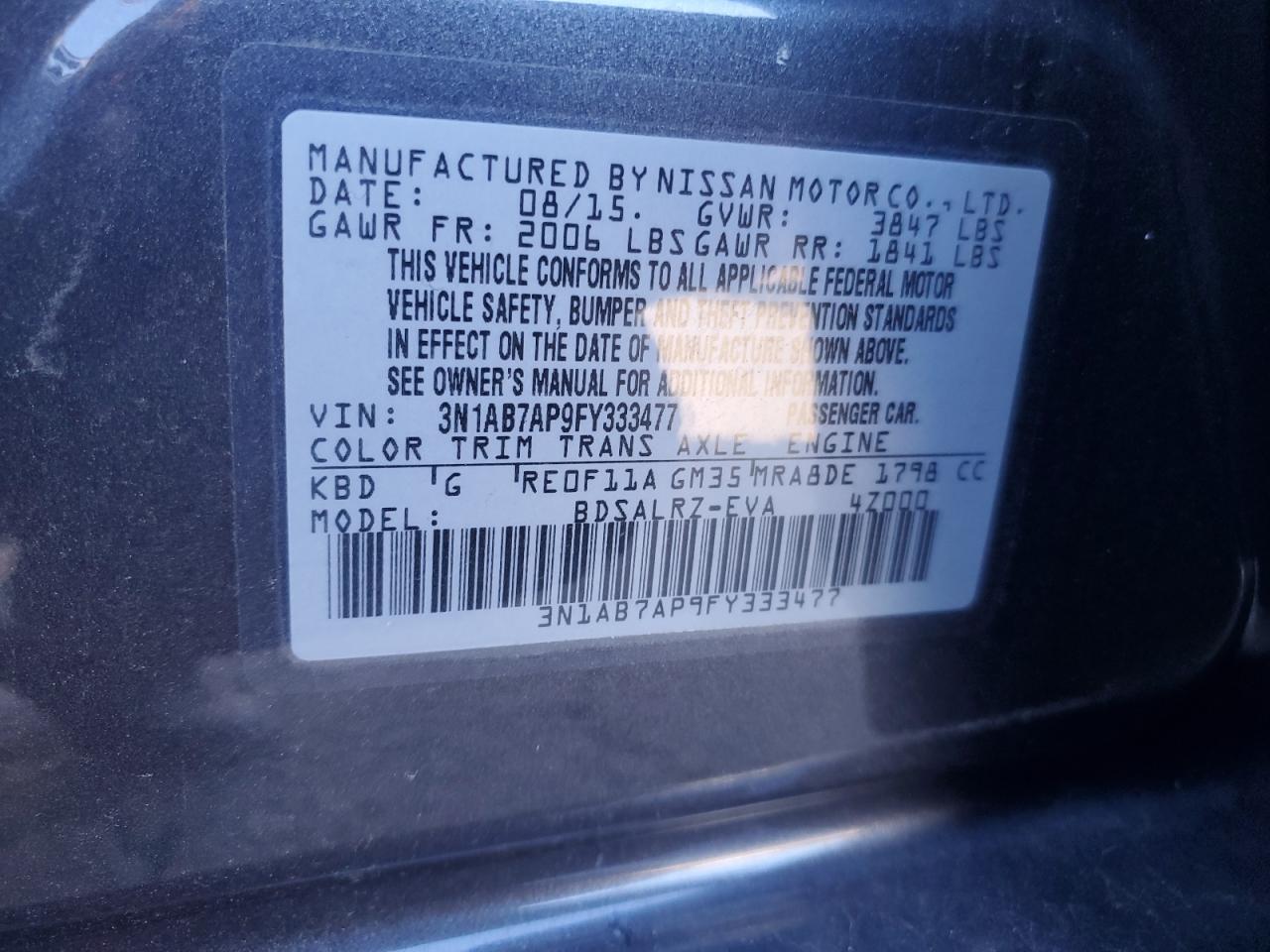 2015 Nissan Sentra - Image 12