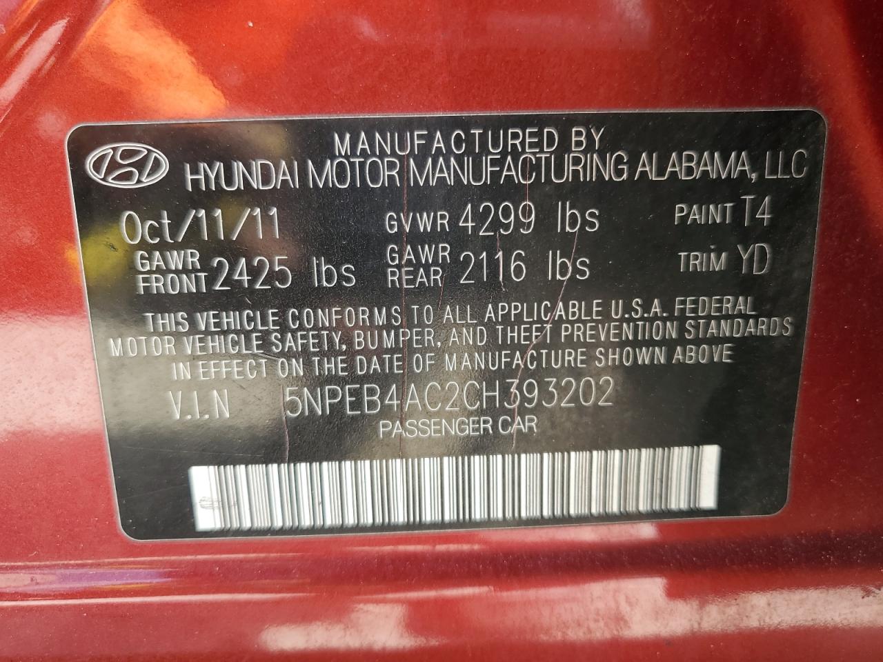 2012 Hyundai Sonata - Image 13