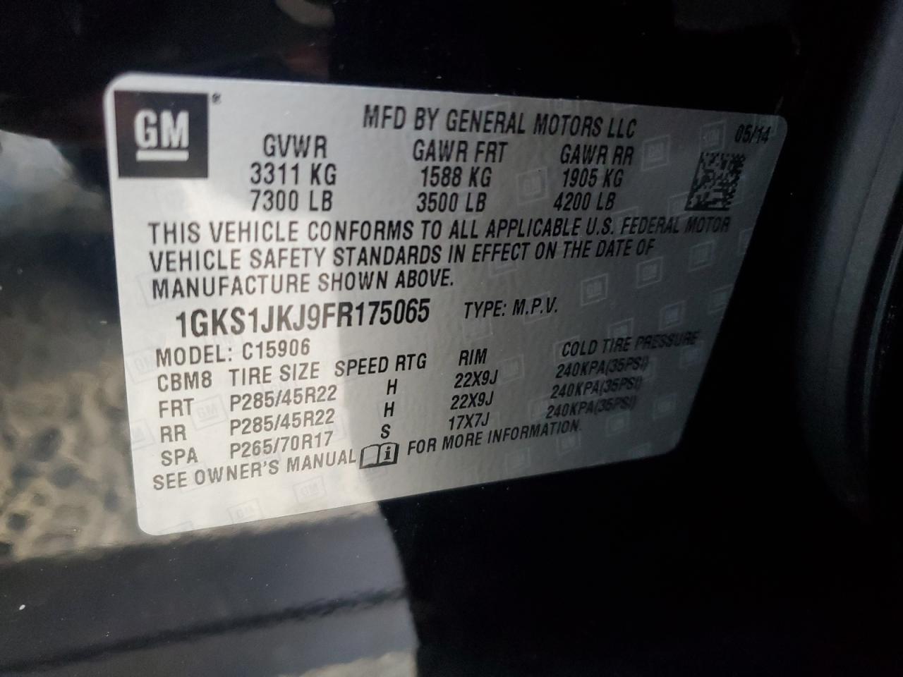 2015 GMC Yukon - Image 14