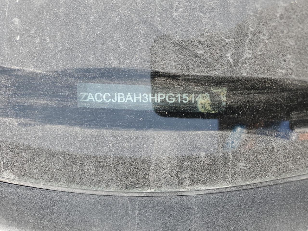 ZACCJBAH3HPG15142 JEEP RENEGADE 2017