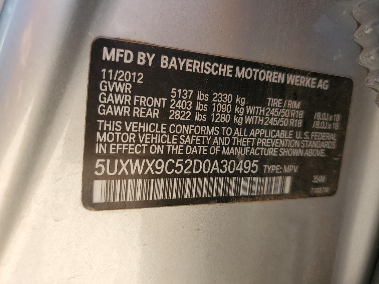 2013 BMW X3 - Image 13