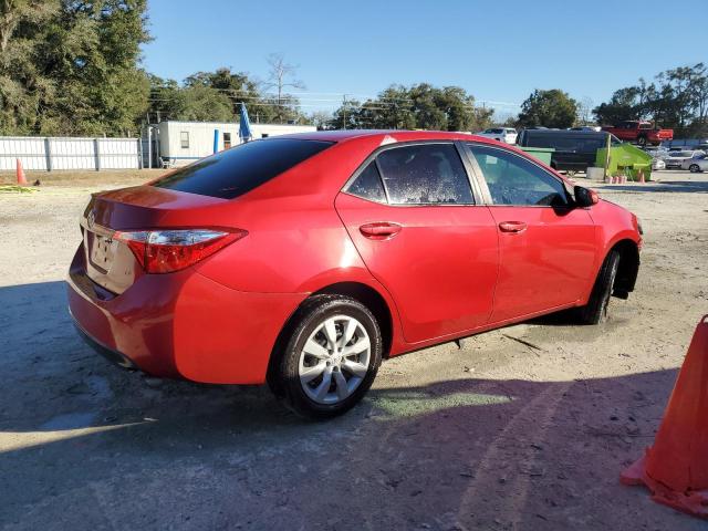  TOYOTA COROLLA 2016 Red