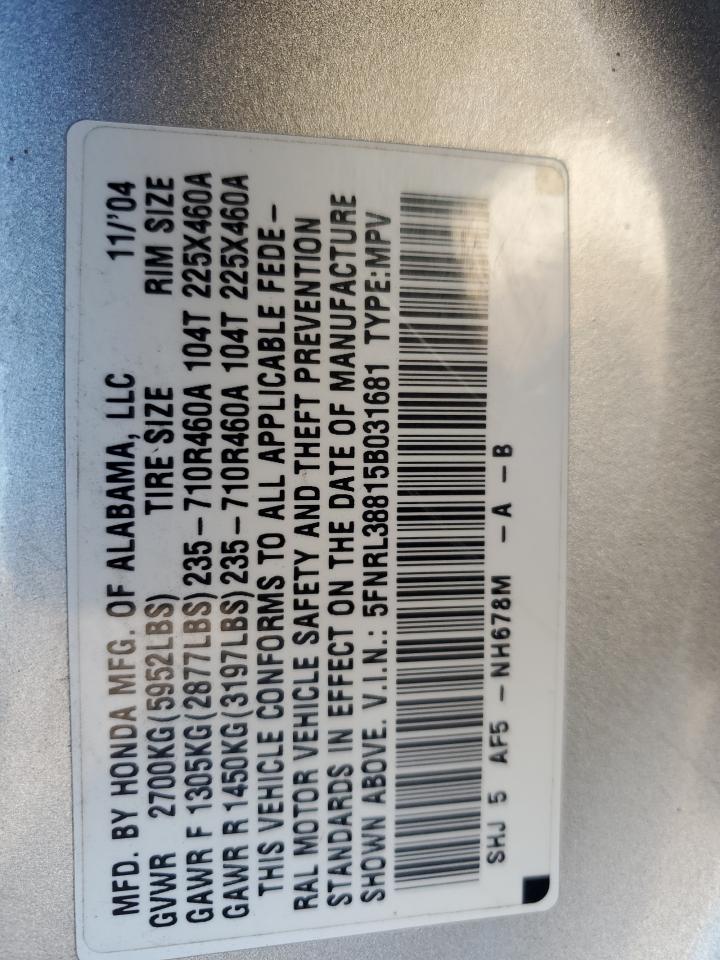2005 Honda Odyssey - Image 15