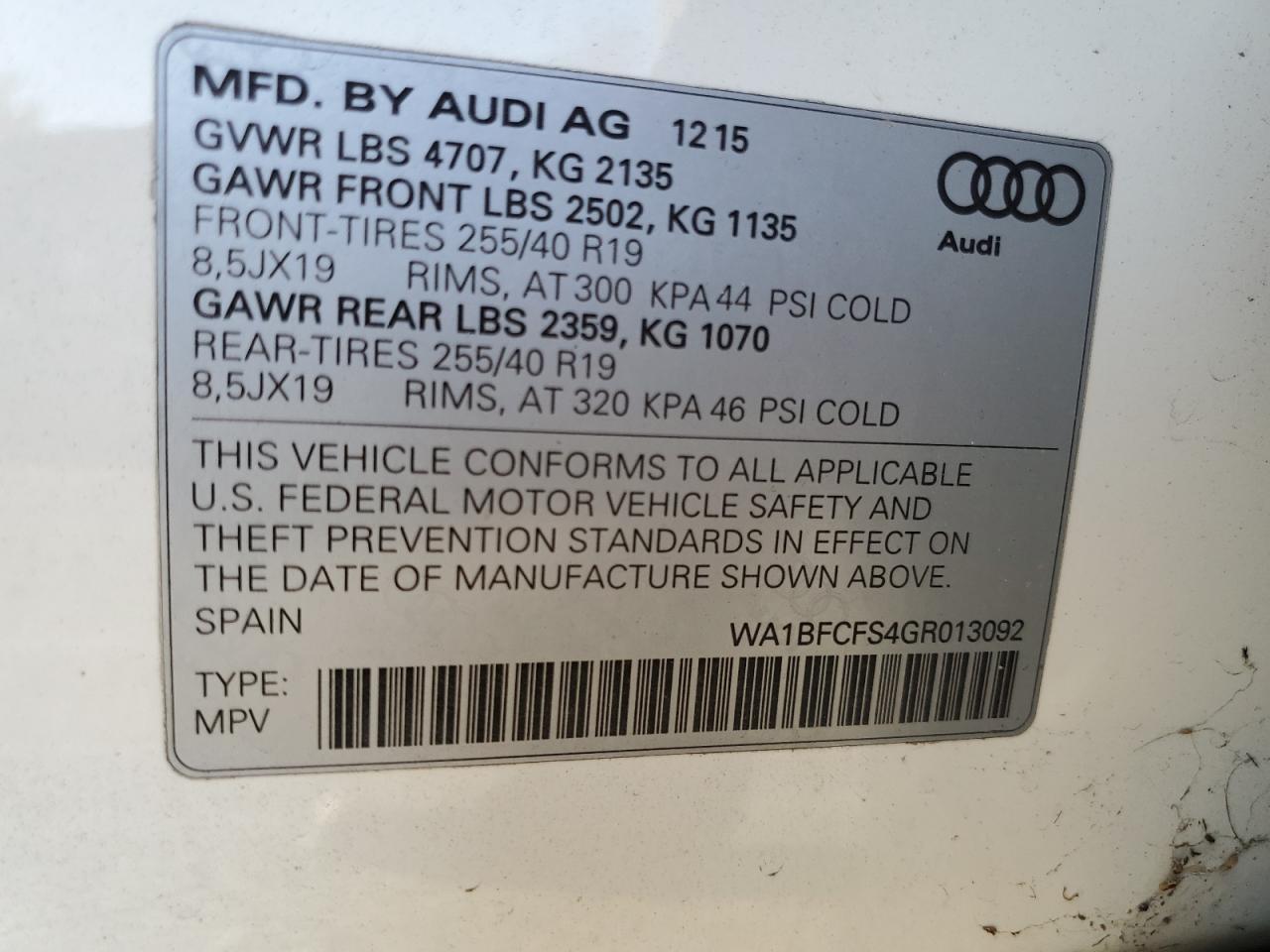 2016 Audi Q3 - Image 13