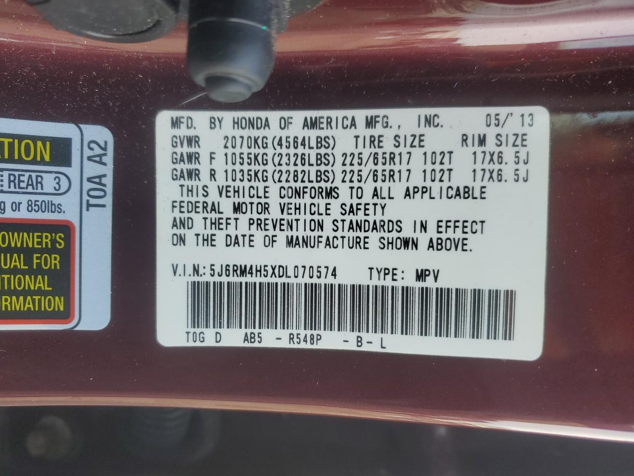 2013 Honda CR-V - Image 13