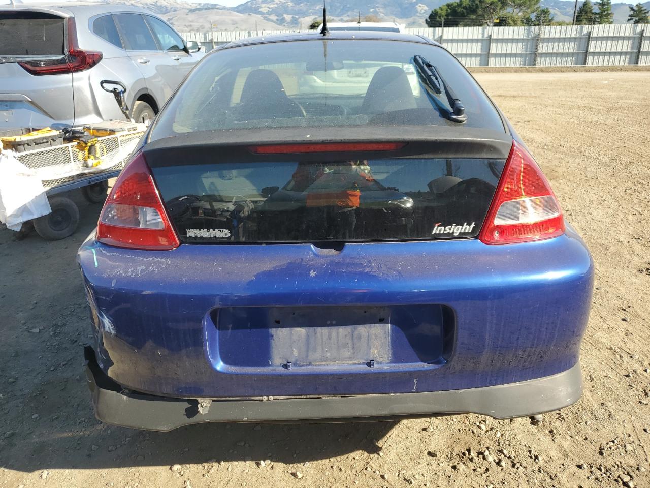2001 Honda Insight VIN: JHMZE13791T000438 Lot: 41414295