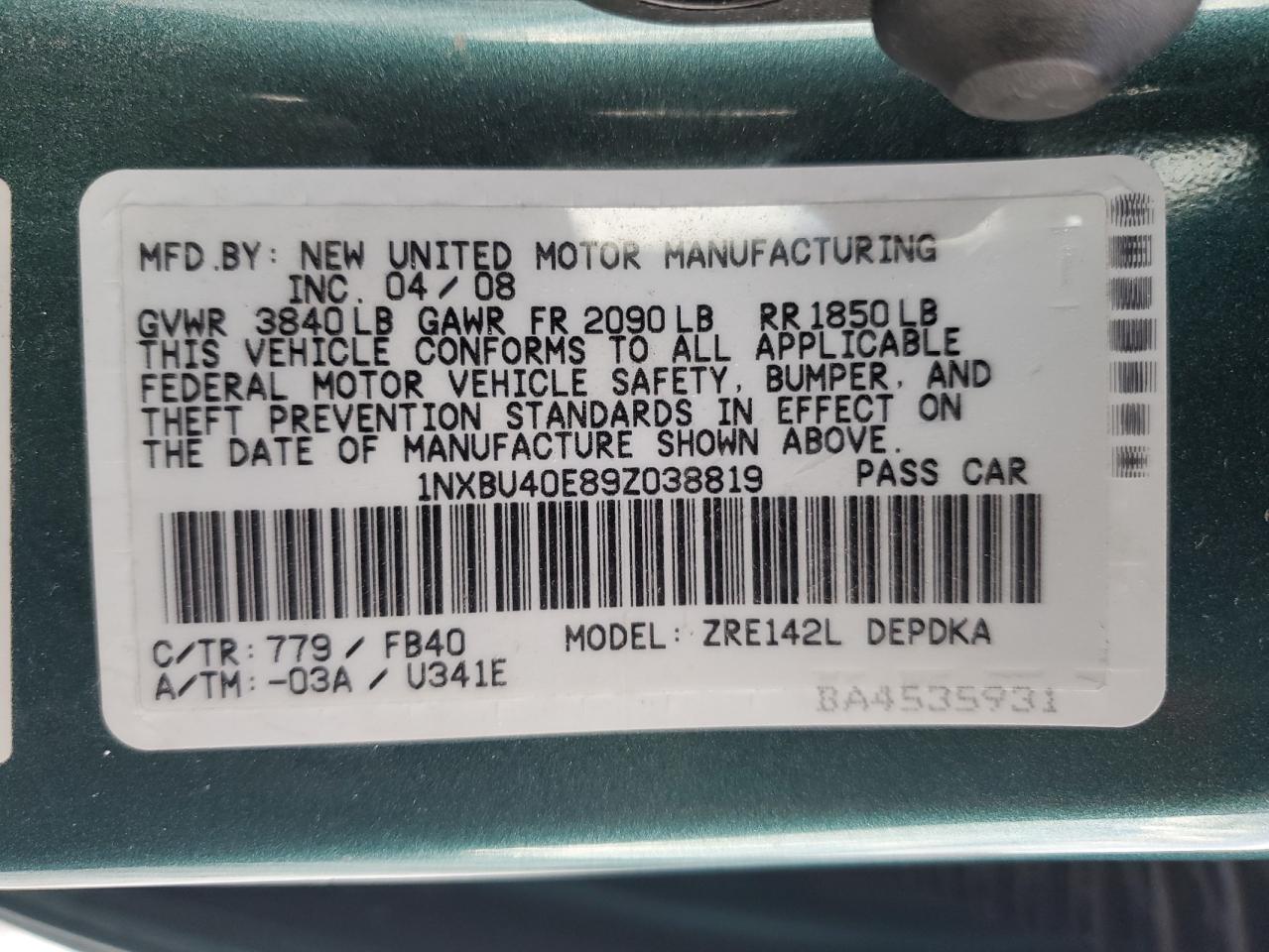 2009 Toyota Corolla - Image 12