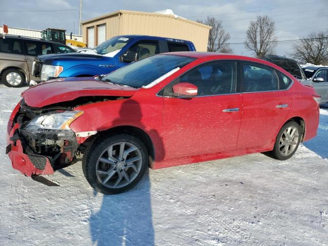  NISSAN SENTRA 2015 Красный