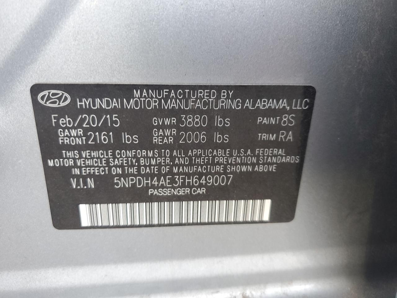 2015 Hyundai Elantra - Image 13