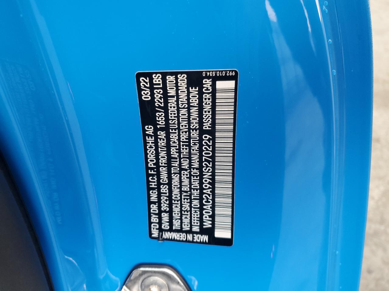 2022 Porsche 911 - Image 14