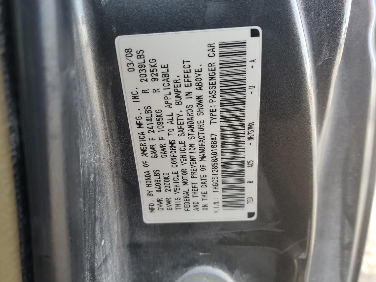 2008 Honda Accord - Image 12