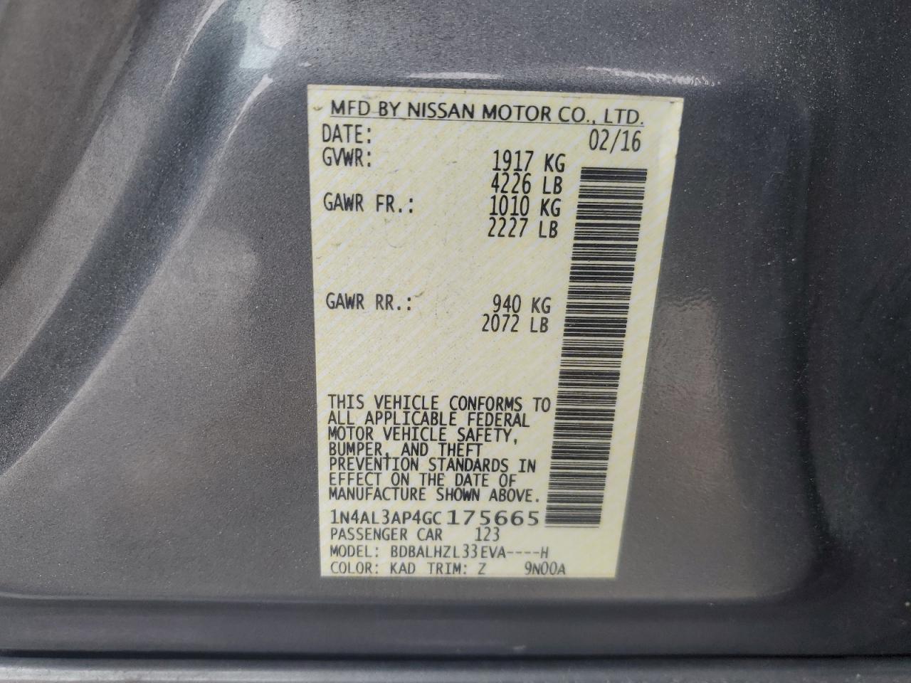 2016 Nissan Altima - Image 13