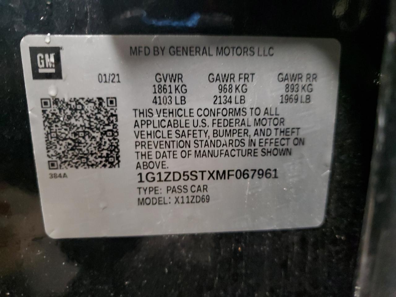 2021 Chevrolet Malibu - Image 13