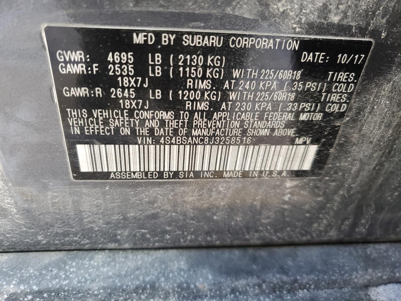 2018 Subaru Outback - Image 14