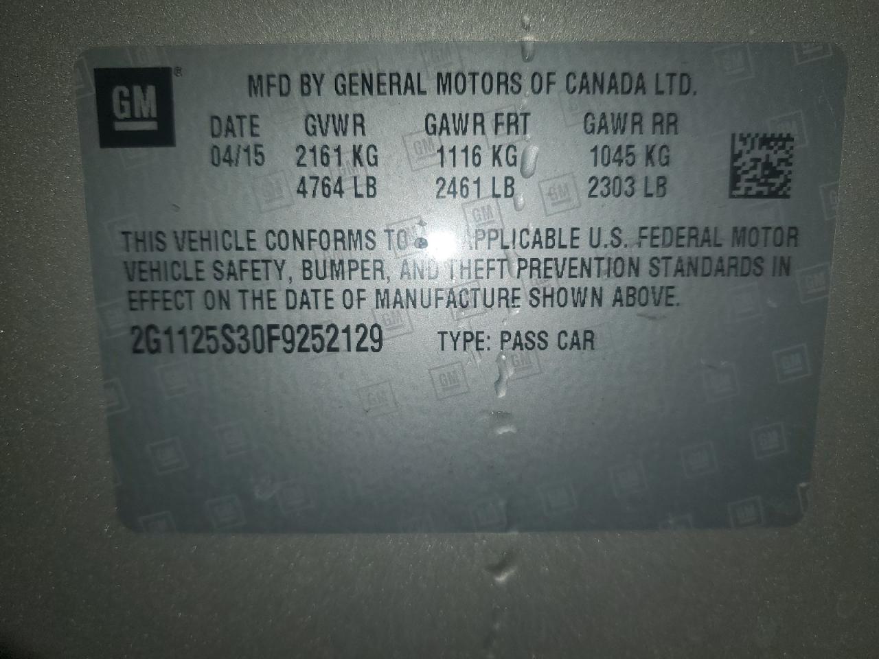 2015 Chevrolet Impala - Image 15
