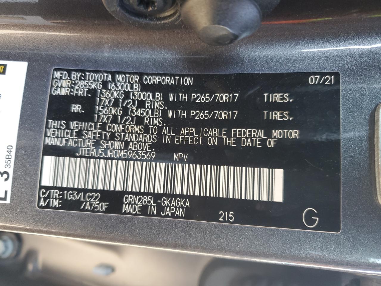2021 Toyota 4Runner - Image 15