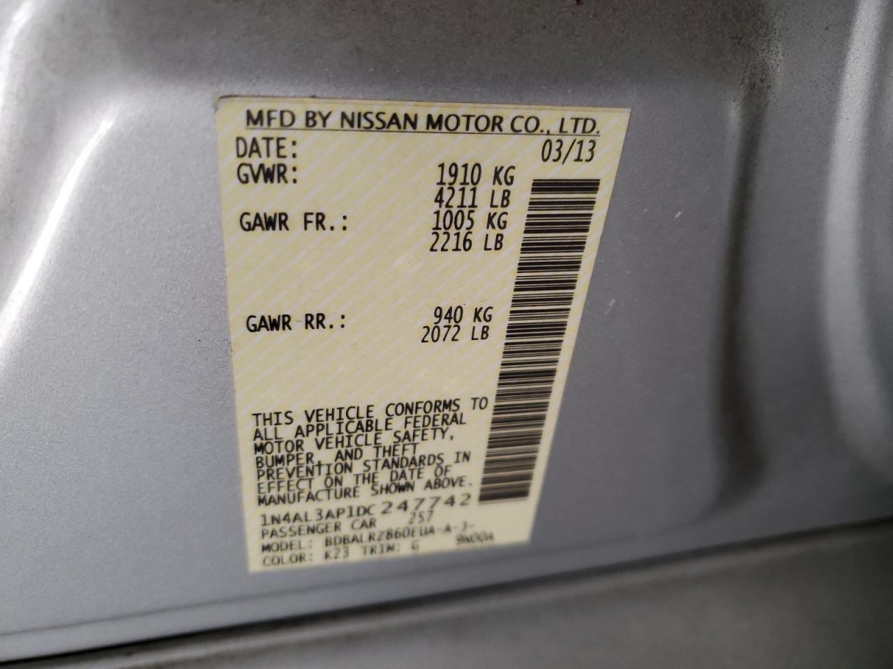2013 Nissan Altima - Image 14