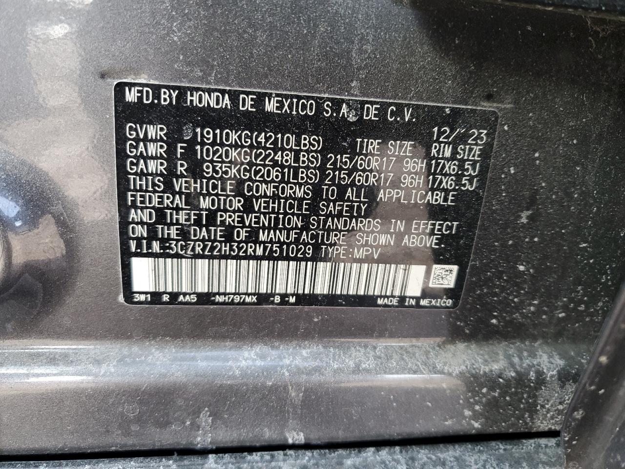 2024 Honda HR-V - Image 16