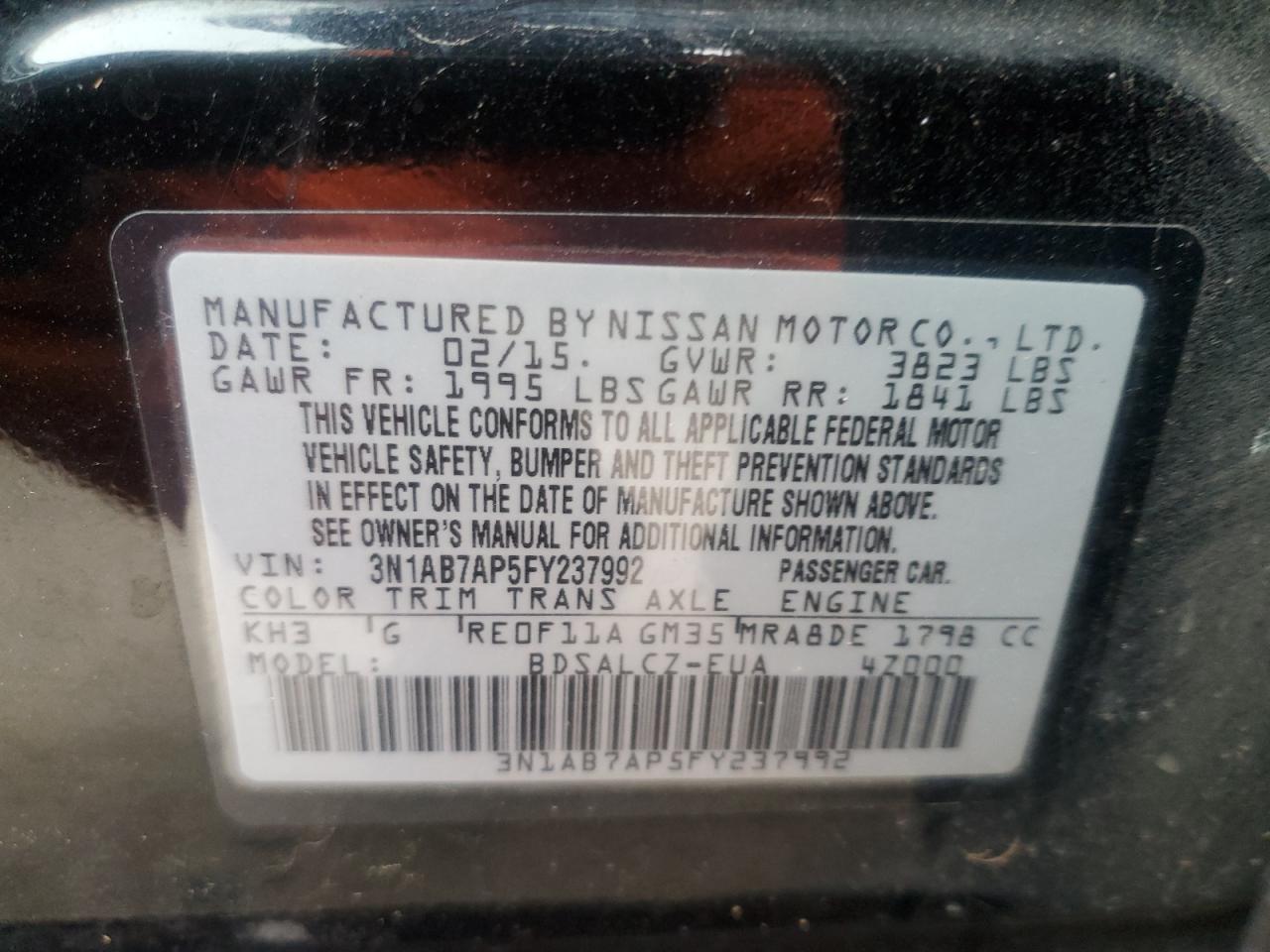 2015 Nissan Sentra - Image 14