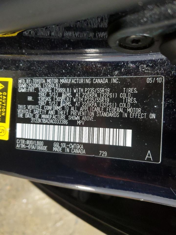 2010 Lexus RX - Image 14