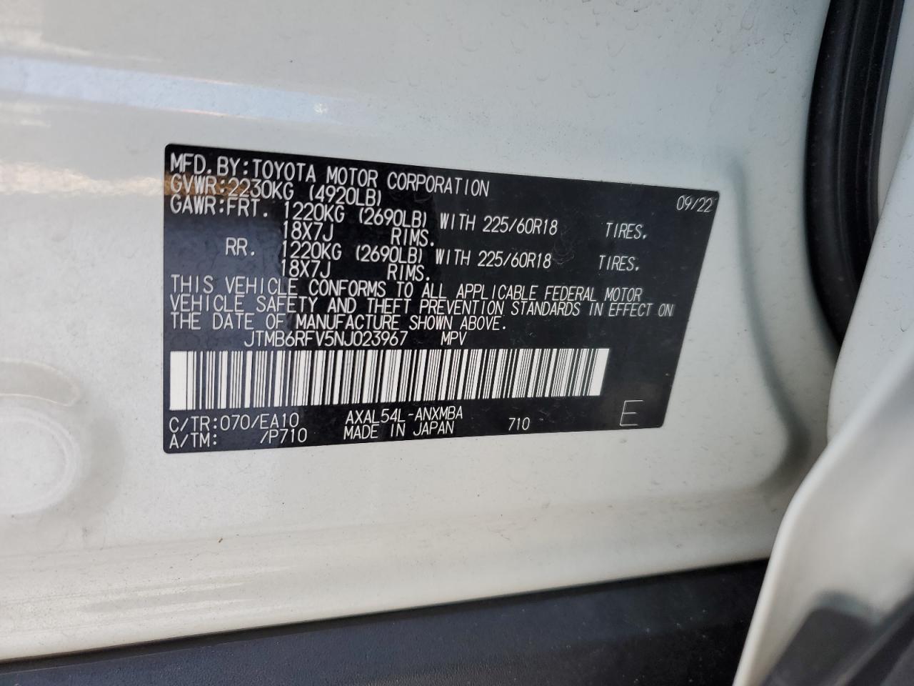 2022 Toyota RAV 4 - Image 13