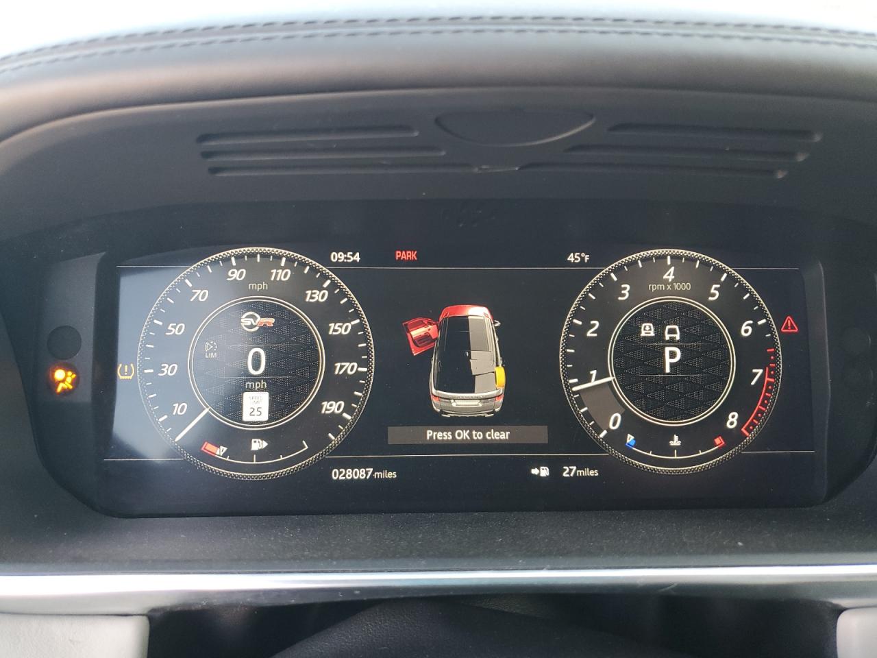 2019 Land Rover Range Rover Sport Svr VIN: SALWZ2SE9KA872333 Lot: 42719595