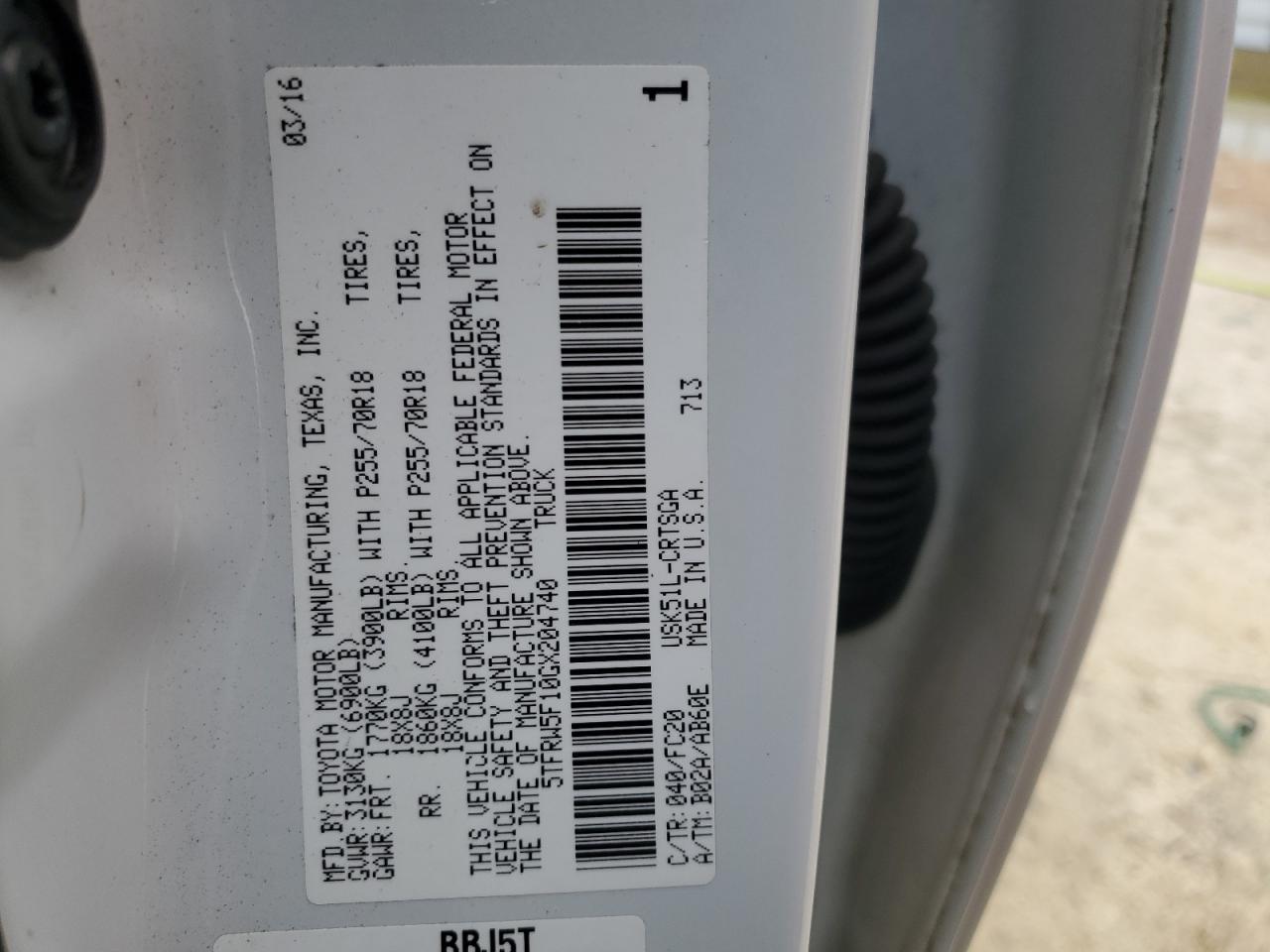 2016 Toyota Tundra - Image 13