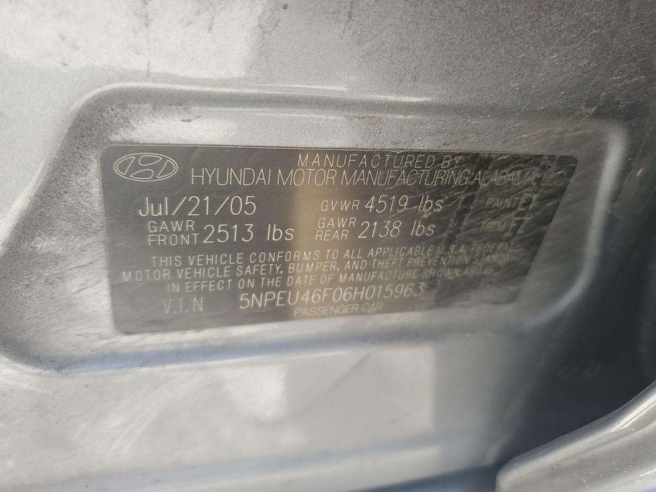 2006 Hyundai Sonata - Image 14