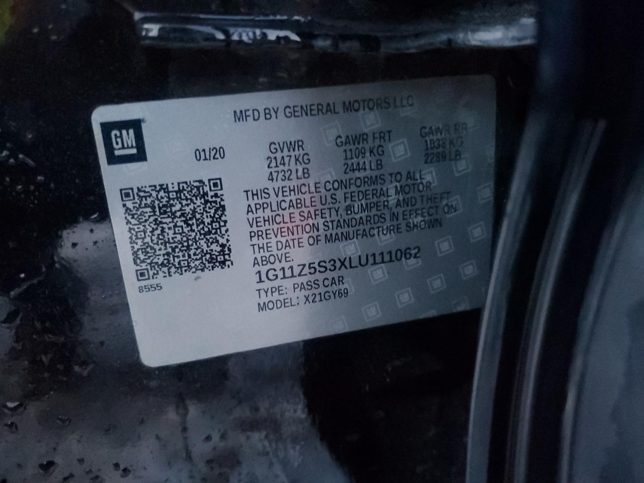 2020 Chevrolet Impala - Image 12