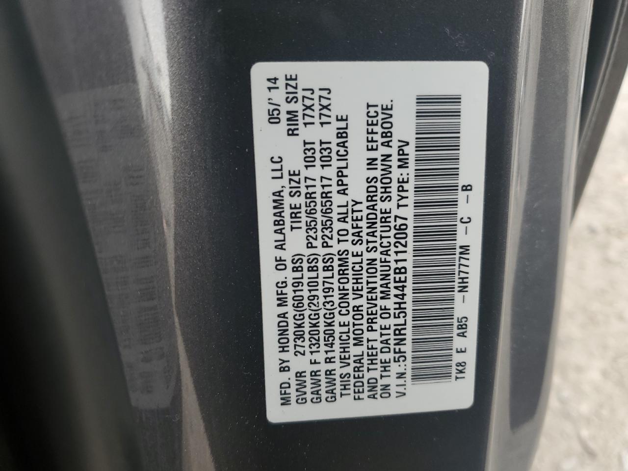2014 Honda Odyssey - Image 13