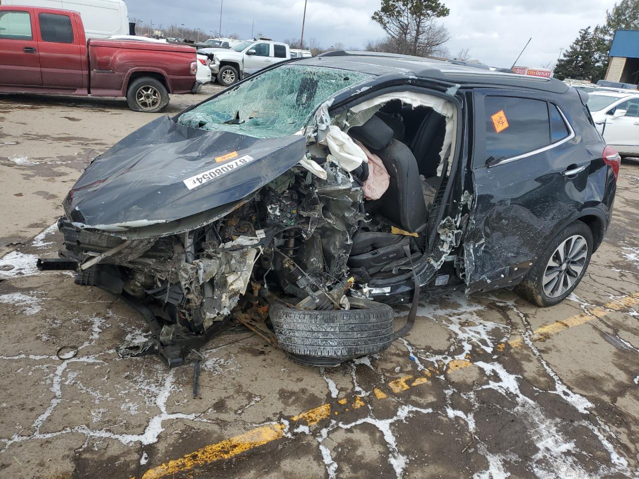 2021 Buick Encore Preferred zu verkaufen in Woodhaven, MI - All Over