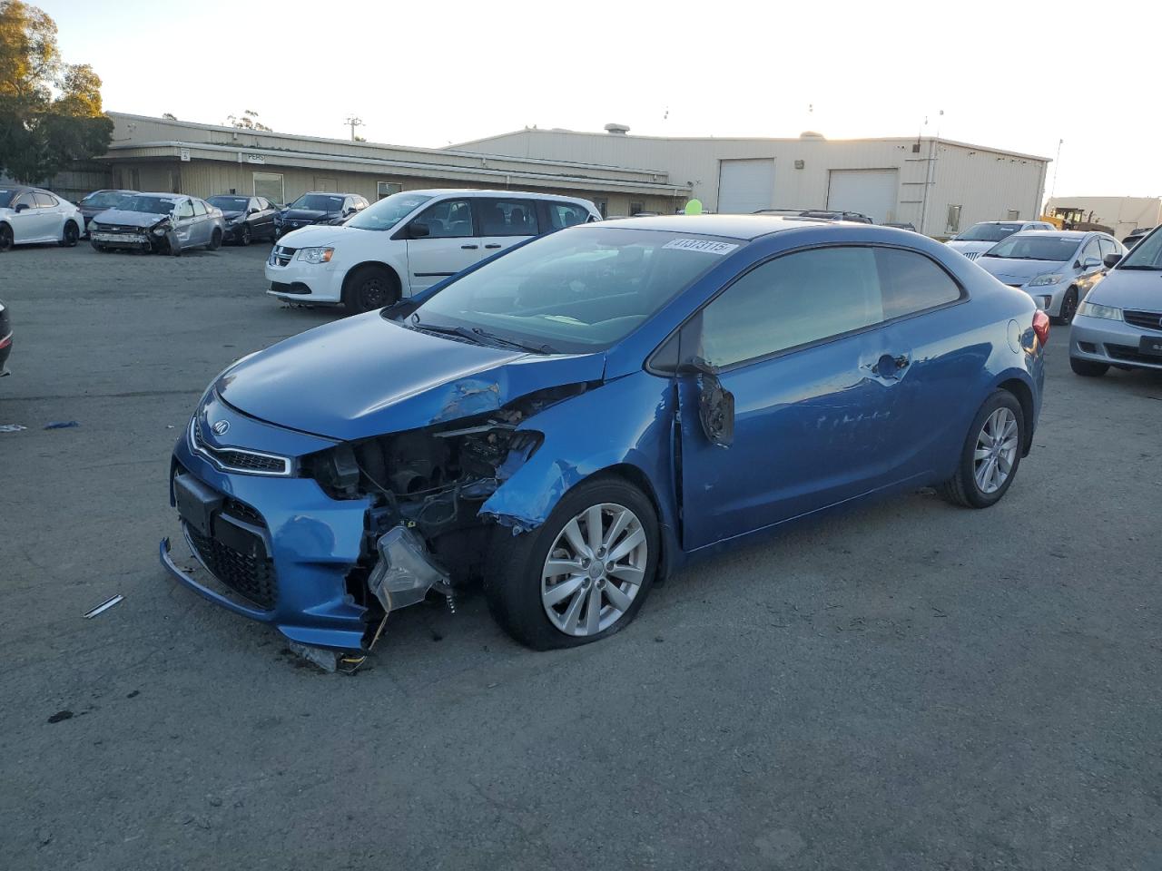 VIN KNAFX6A89E5244623 2014 KIA FORTE no.1