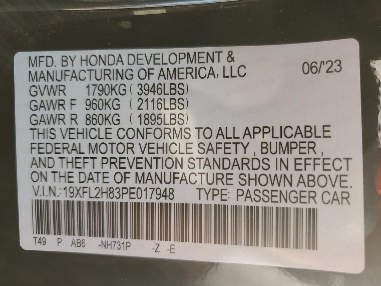 2023 Honda Civic - Image 12