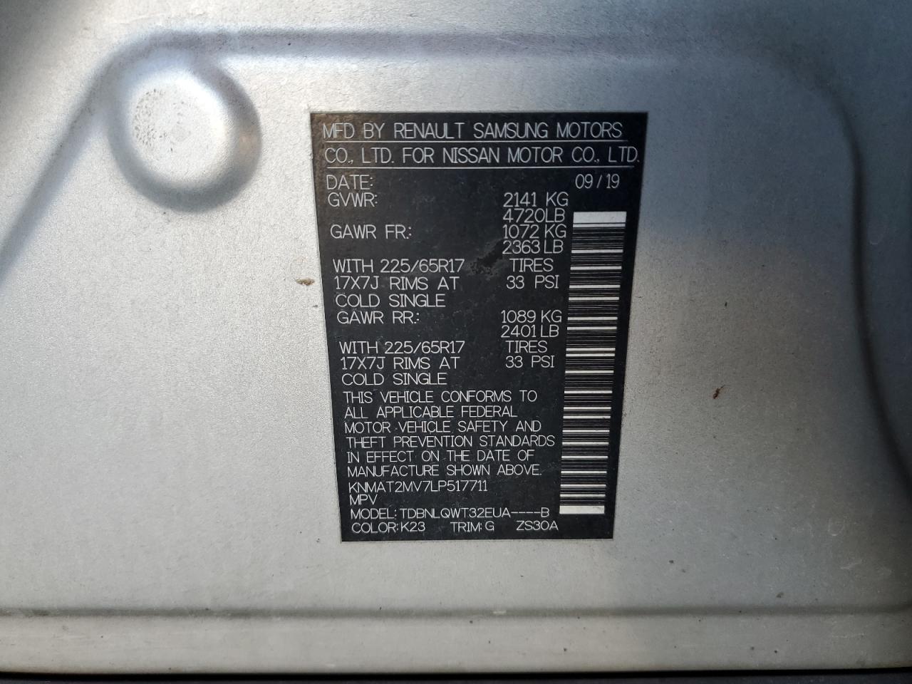 2020 Nissan Rogue - Image 13