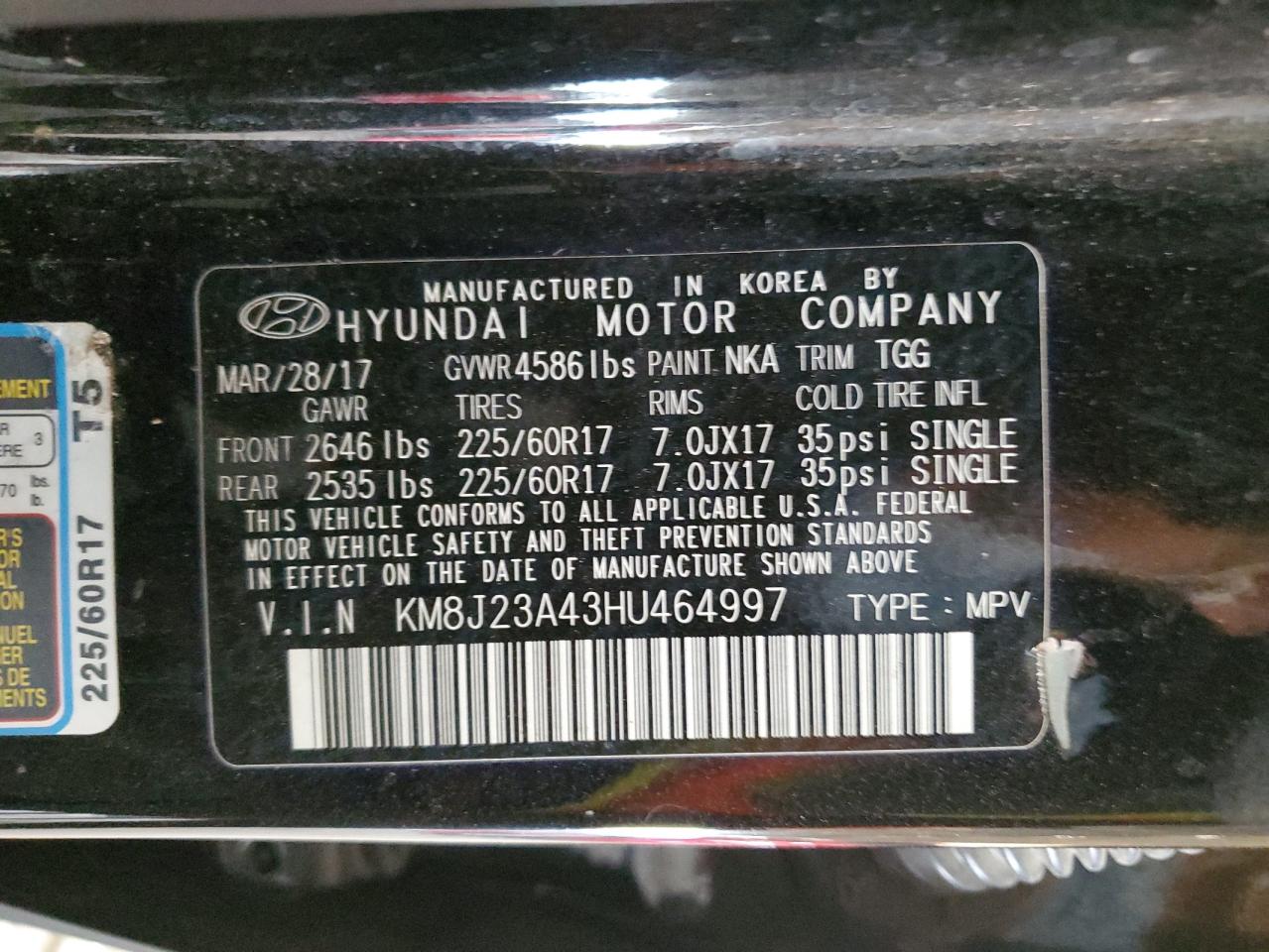 2017 Hyundai Tucson - Image 14