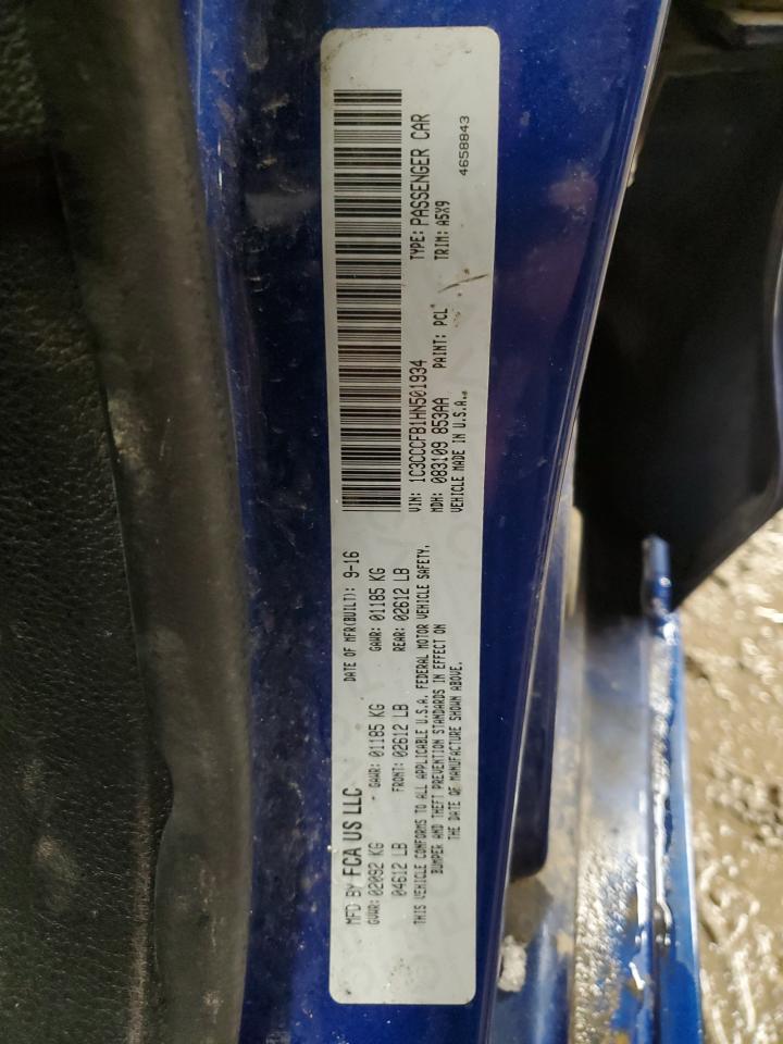 2017 Chrysler 200 Lx VIN: 1C3CCCFB1HN501934 Lot: 42313845