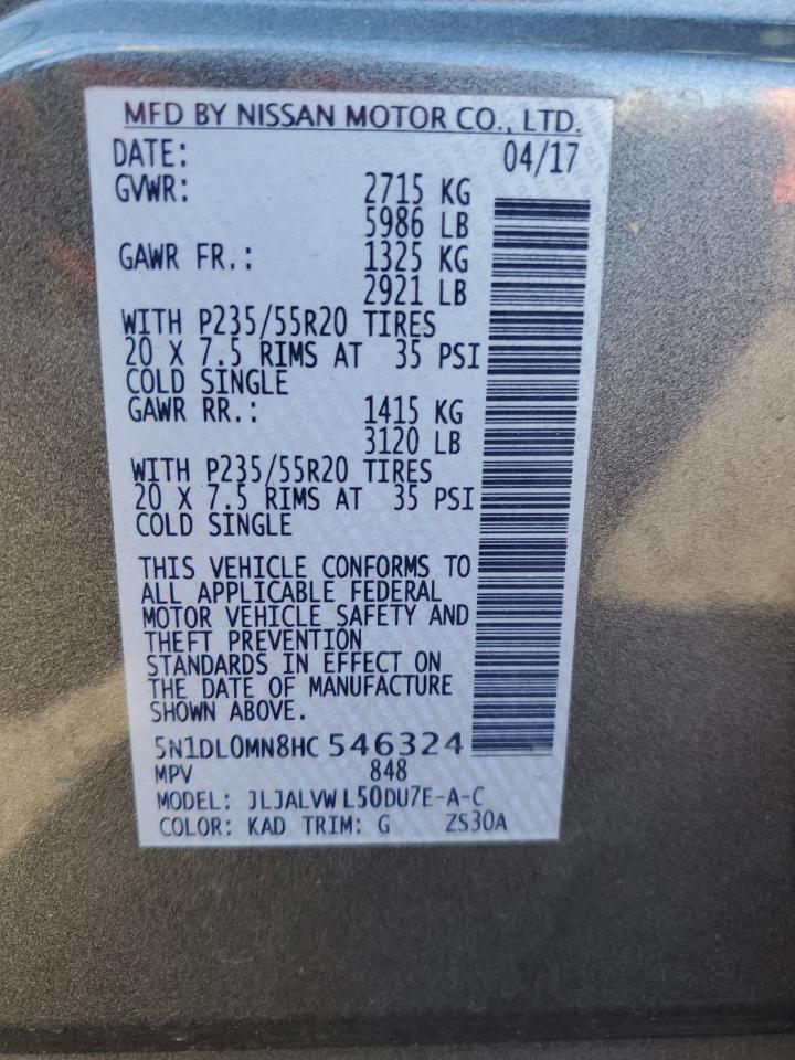 2017 Infiniti QX60 - Image 14