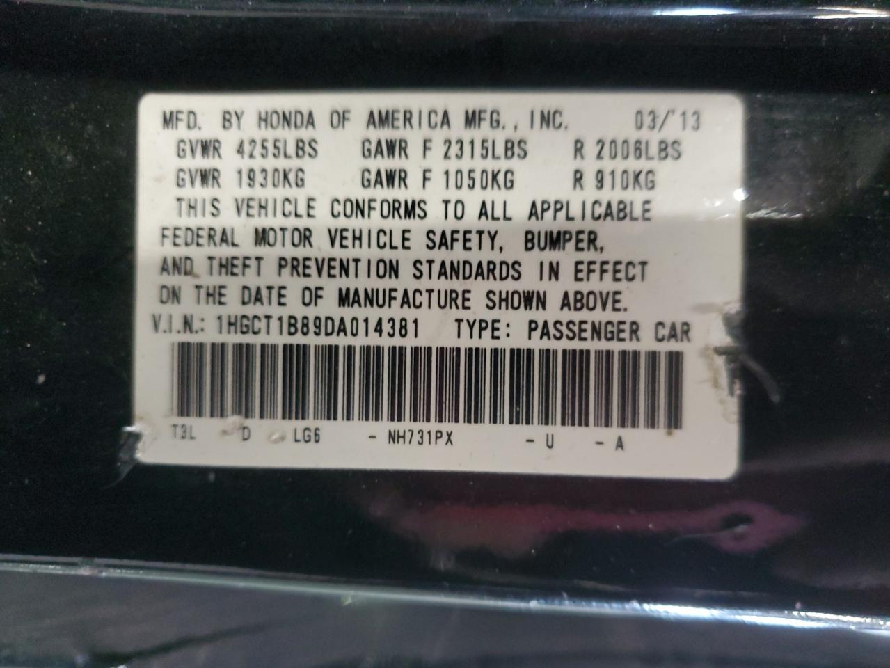 2013 Honda Accord - Image 13