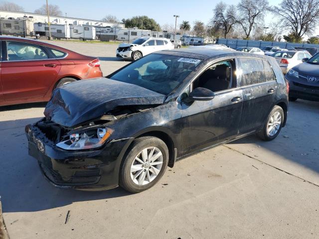  VOLKSWAGEN GOLF 2015 Black