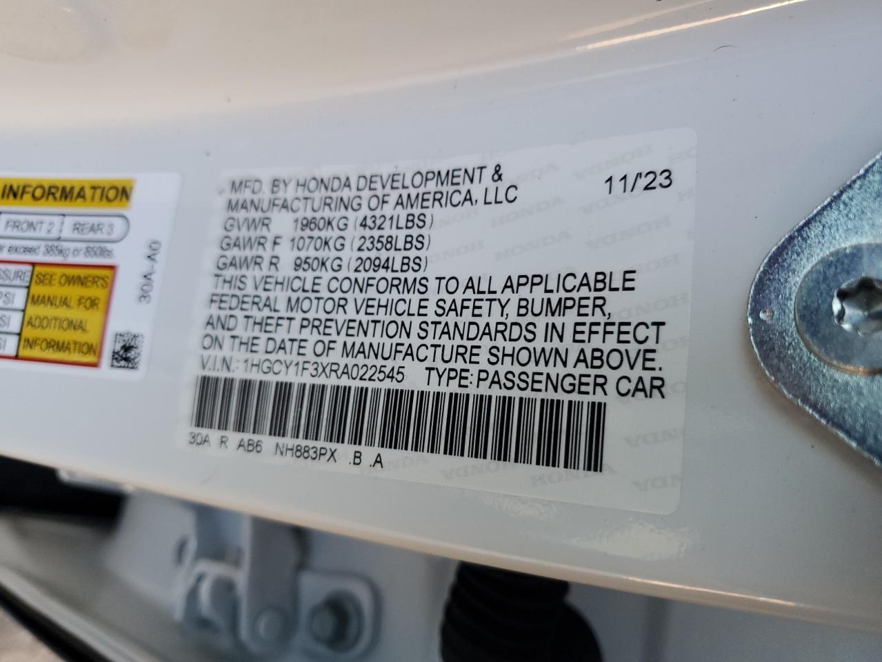 2024 Honda Accord - Image 14