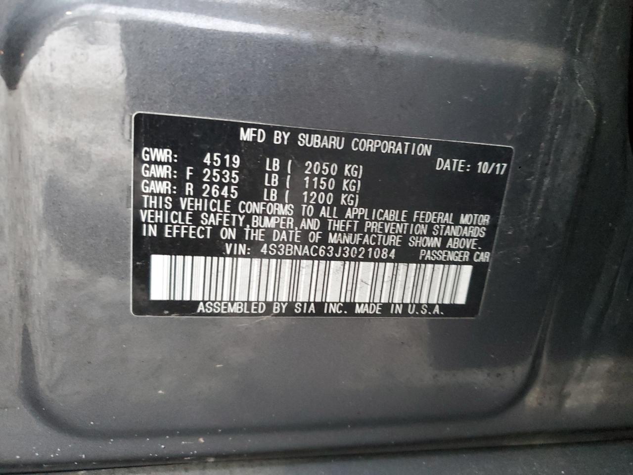 2018 Subaru Legacy - Image 14