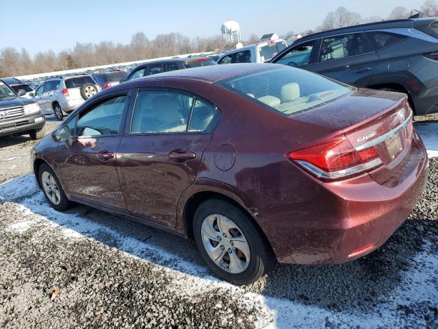  HONDA CIVIC 2015 Maroon