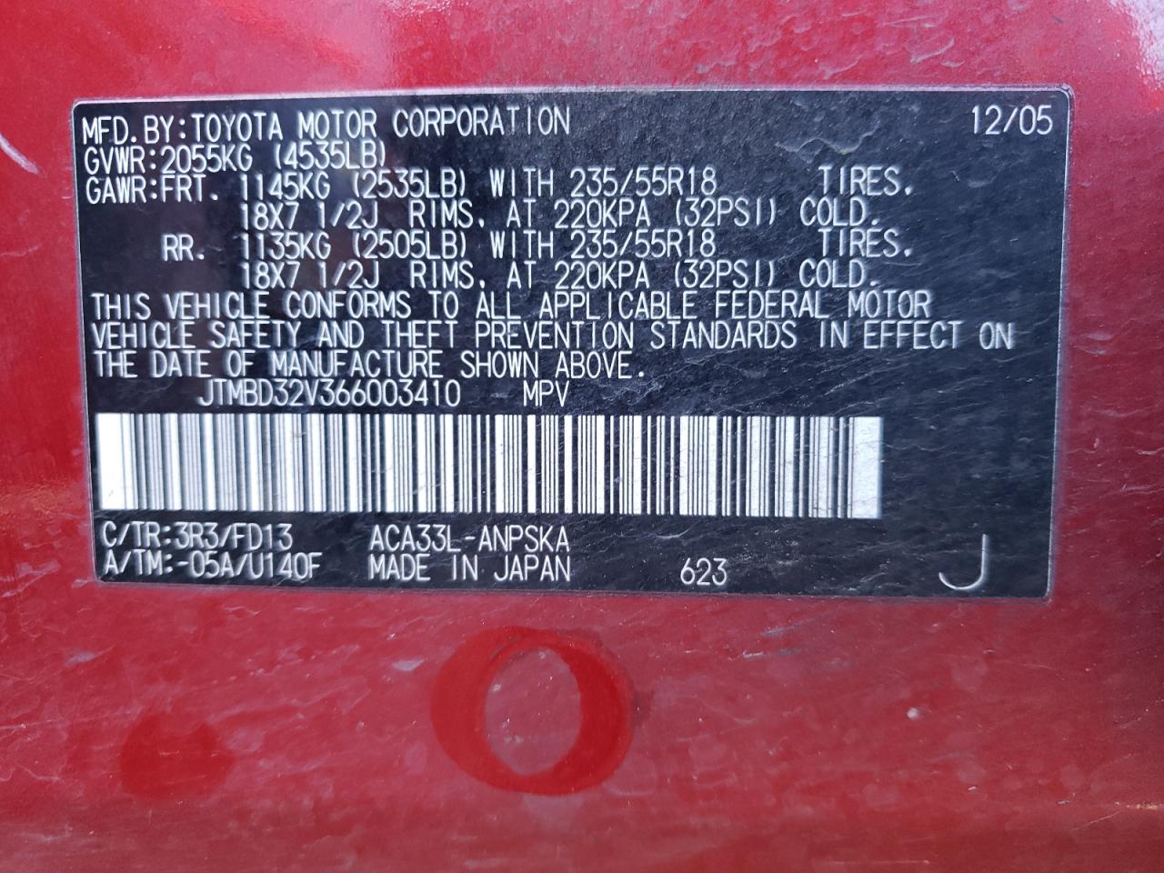 2006 Toyota RAV 4 - Image 13