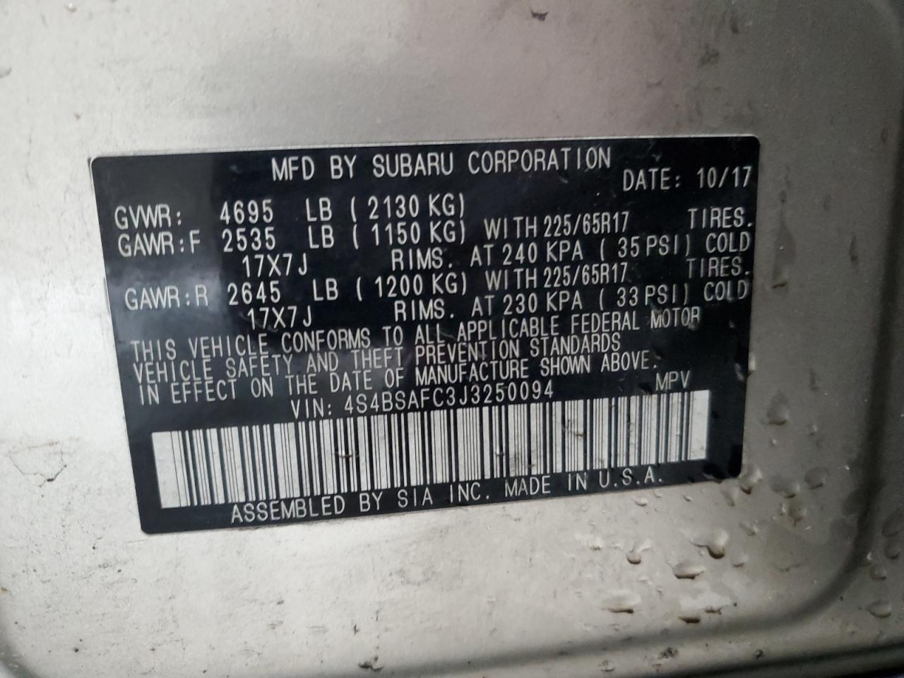 2018 Subaru Outback - Image 13