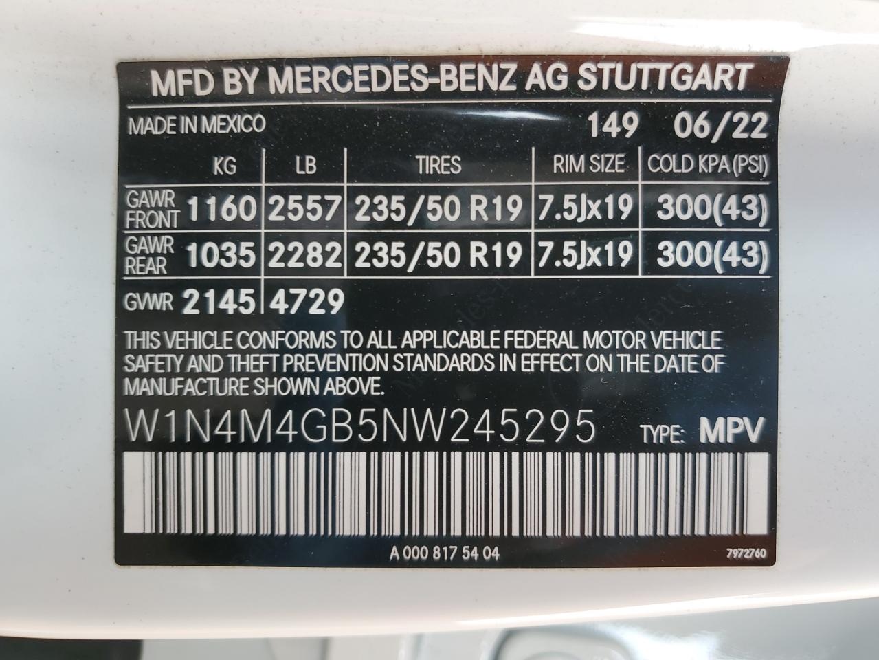 2022 Mercedes-Benz GLB - Image 13