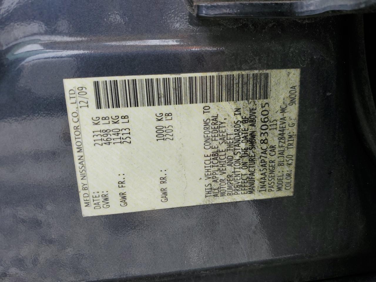 2010 Nissan Maxima - Image 12