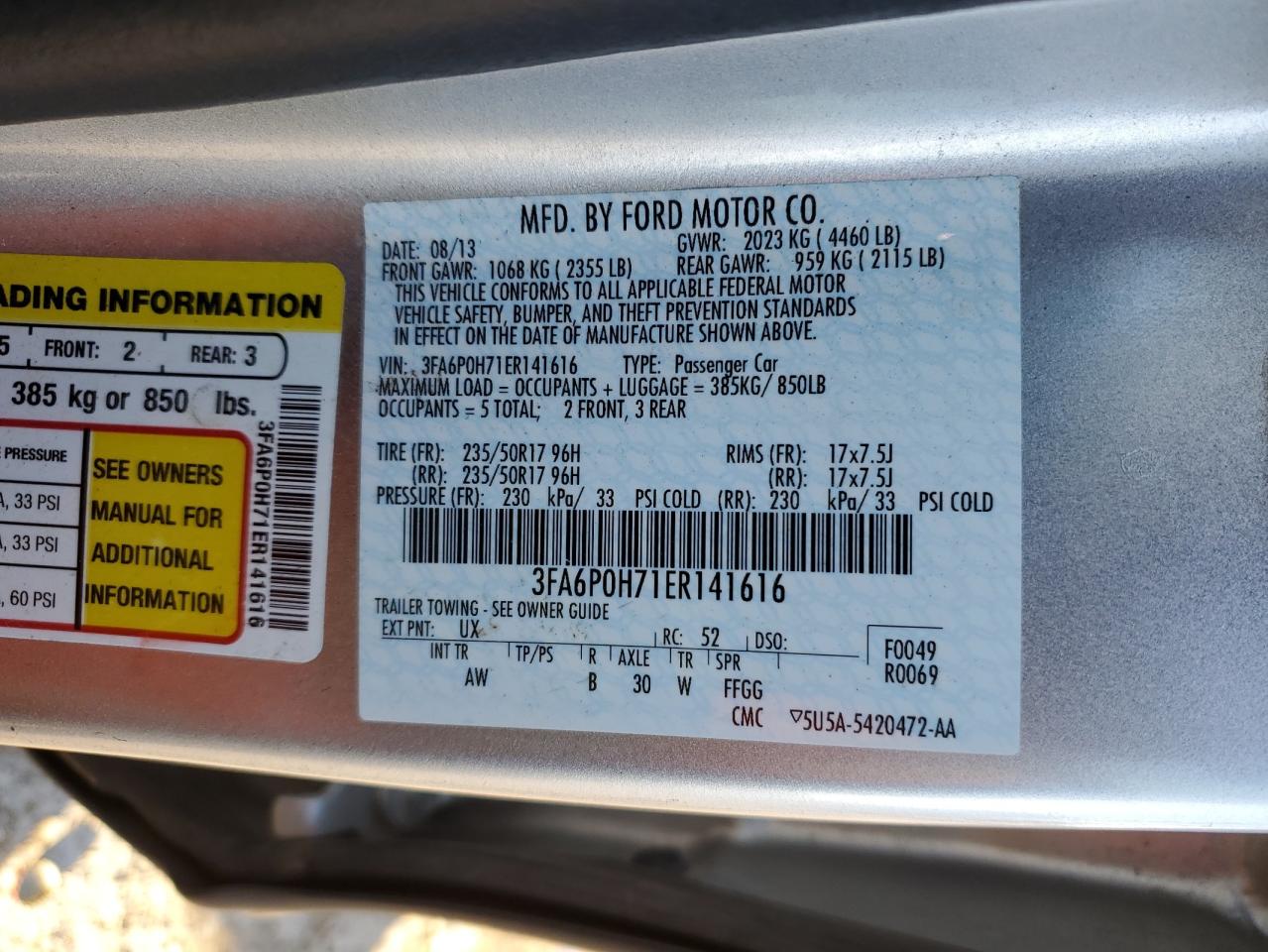 2014 Ford Fusion - Image 12